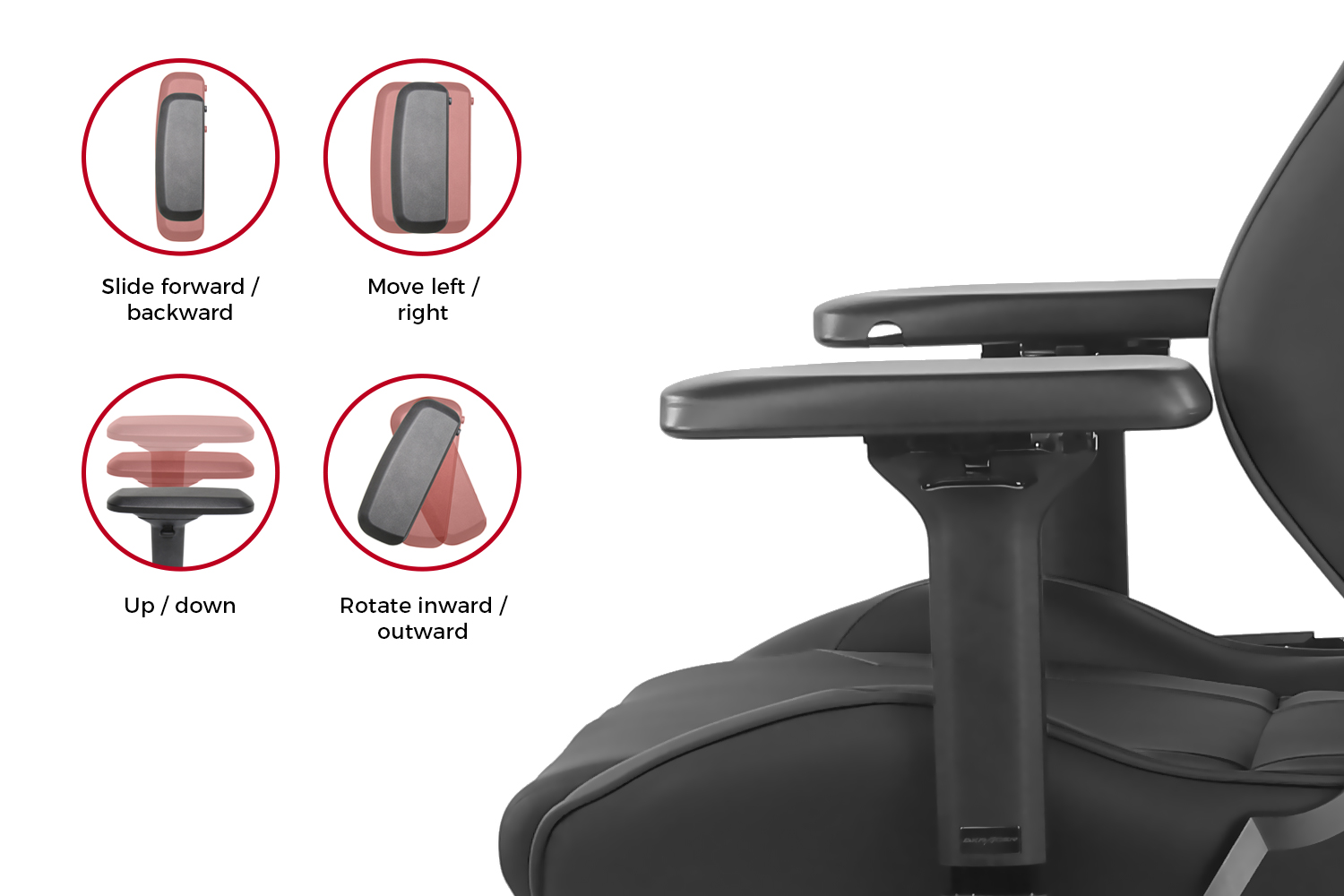 4D ADJUSTABLE ARMREST