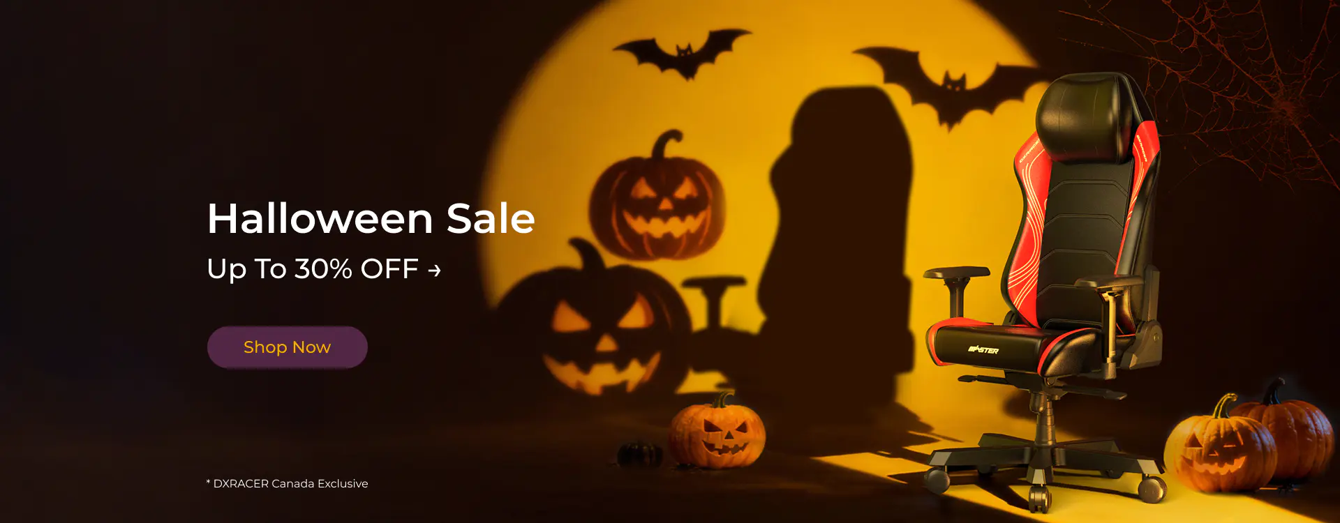 DXRACER Announces 2025 Halloween Event: Enjoy Up to 30% Off Premium Gaming Chairs