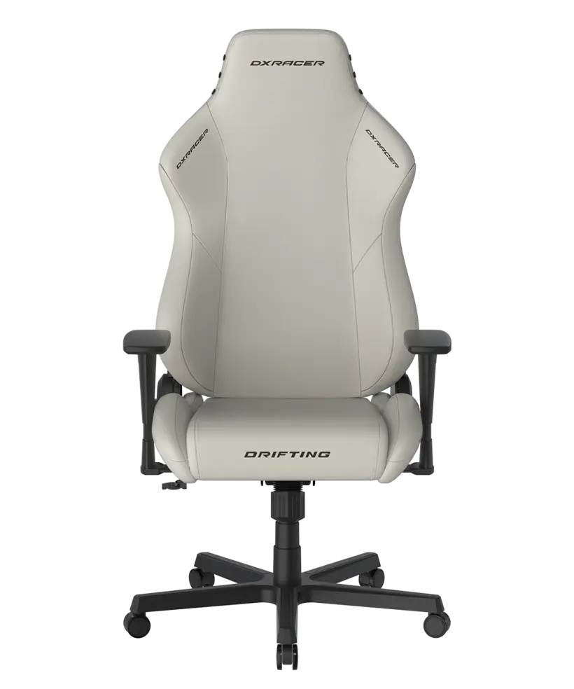 White Gaming Chair | Plus / XL | EPU Leatherette | Drifting Series | DXRacer  USA
