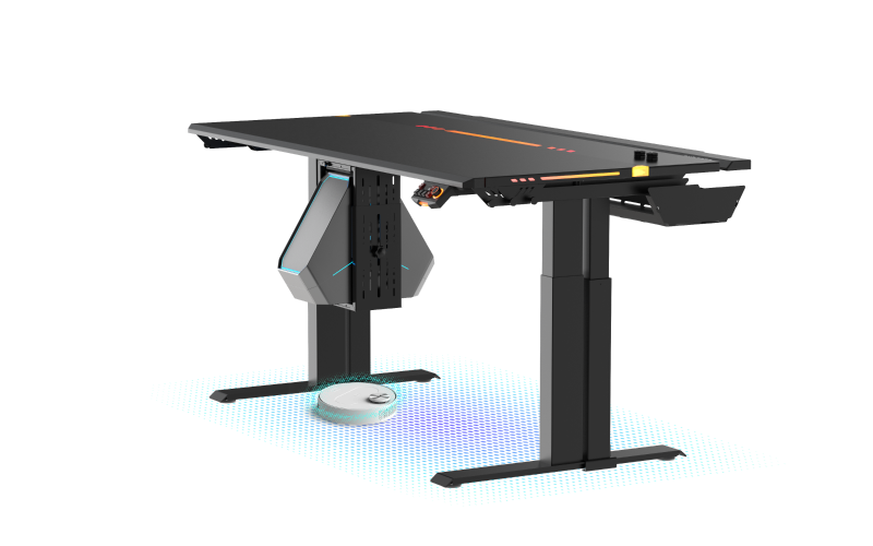 Thorough cleaning with no blind spots,the robotic vacuum cleaner moves freely