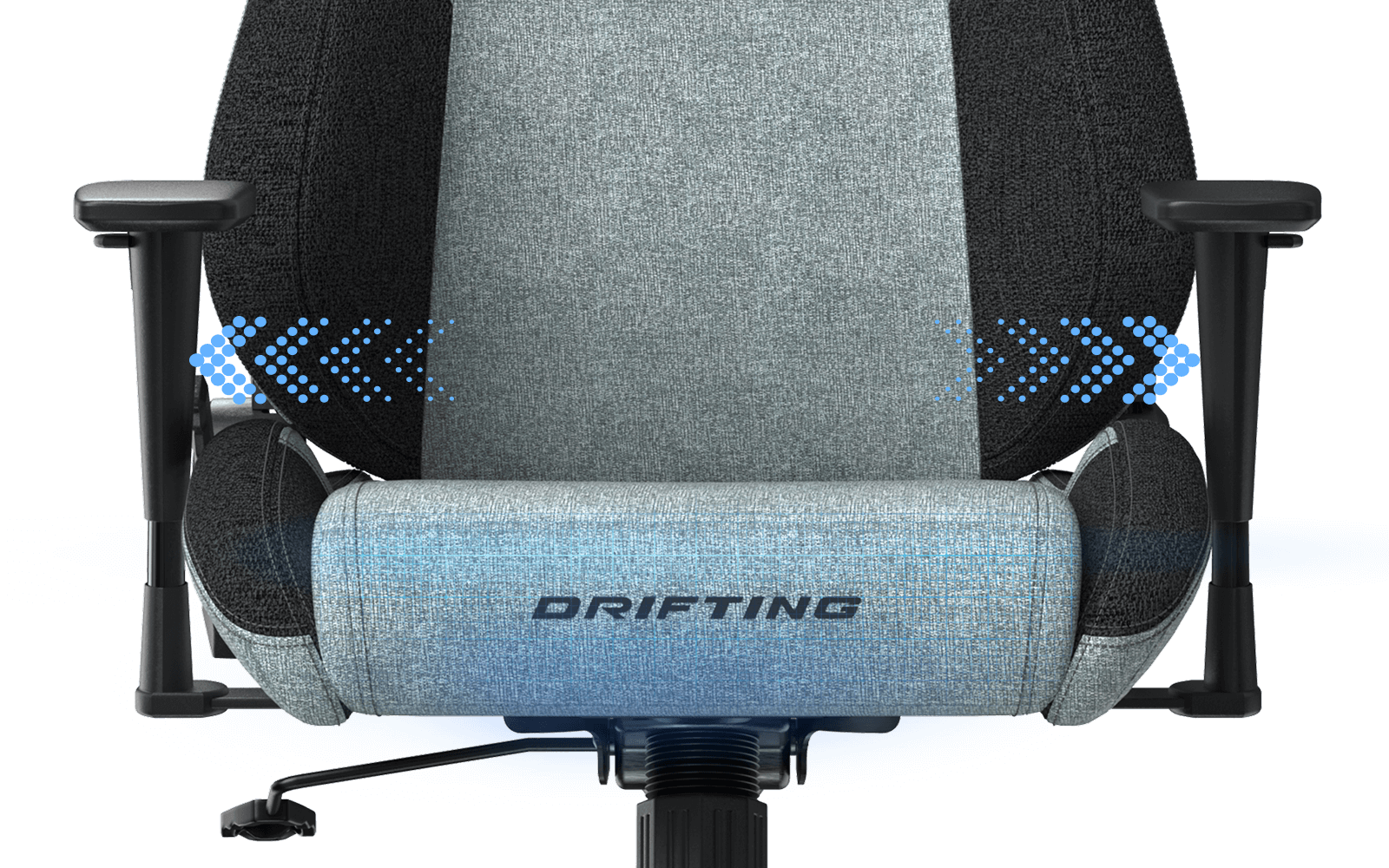 Reclining Gaming Chairs | Drifting Series Cyan Black Water