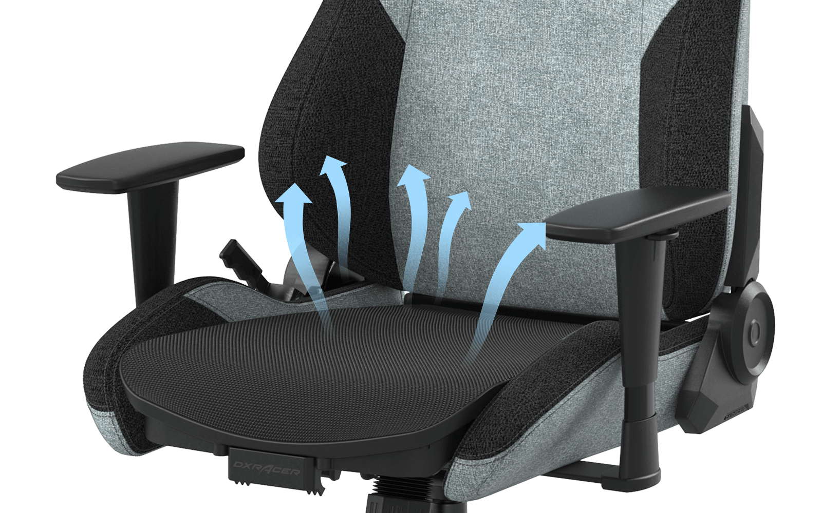 Reclining Gaming Chairs | Drifting Series Cyan Black Water