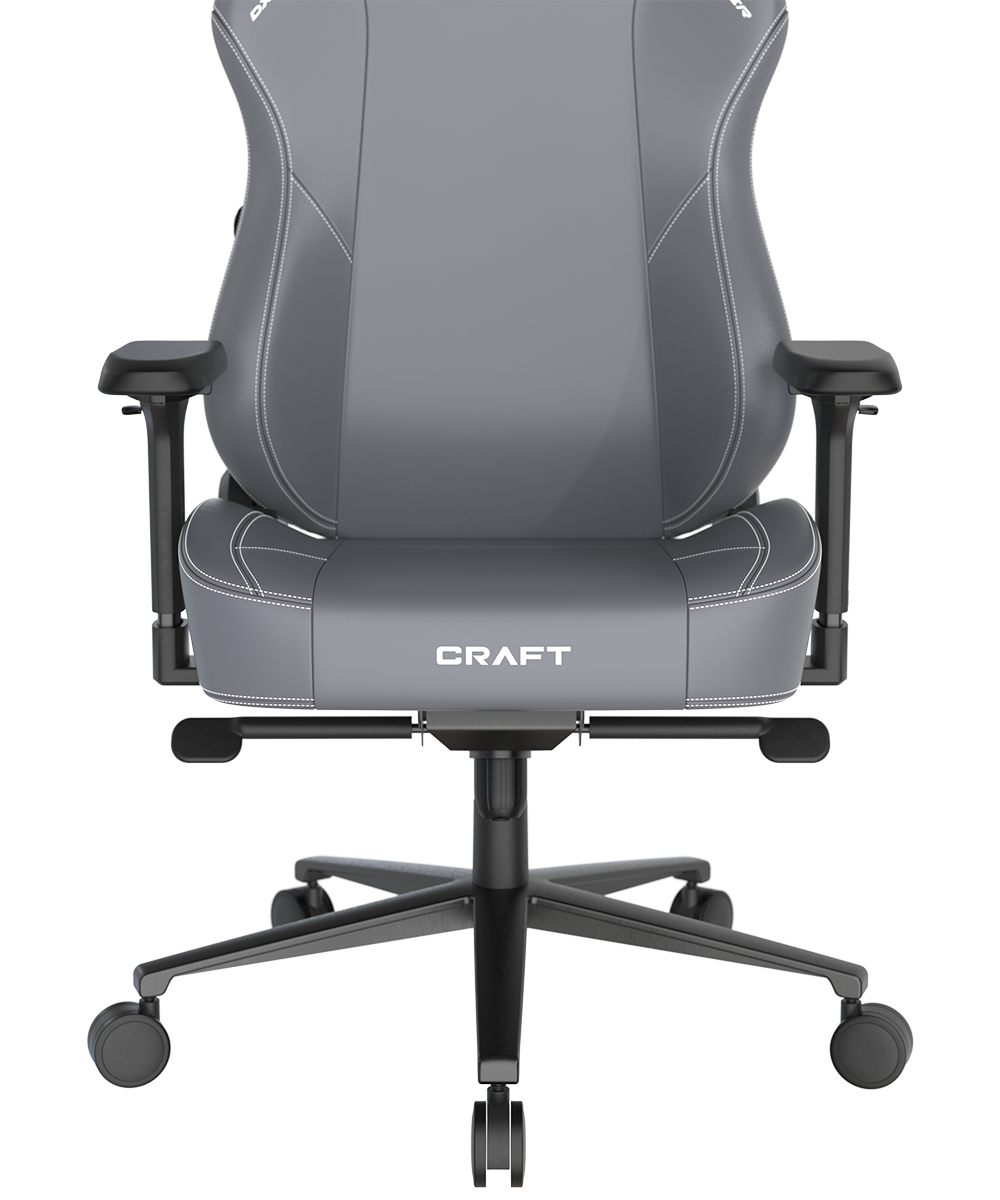 Grey Gaming Chair | Craft DXRacer / L | Leatherette | USA Regular Series | EPU
