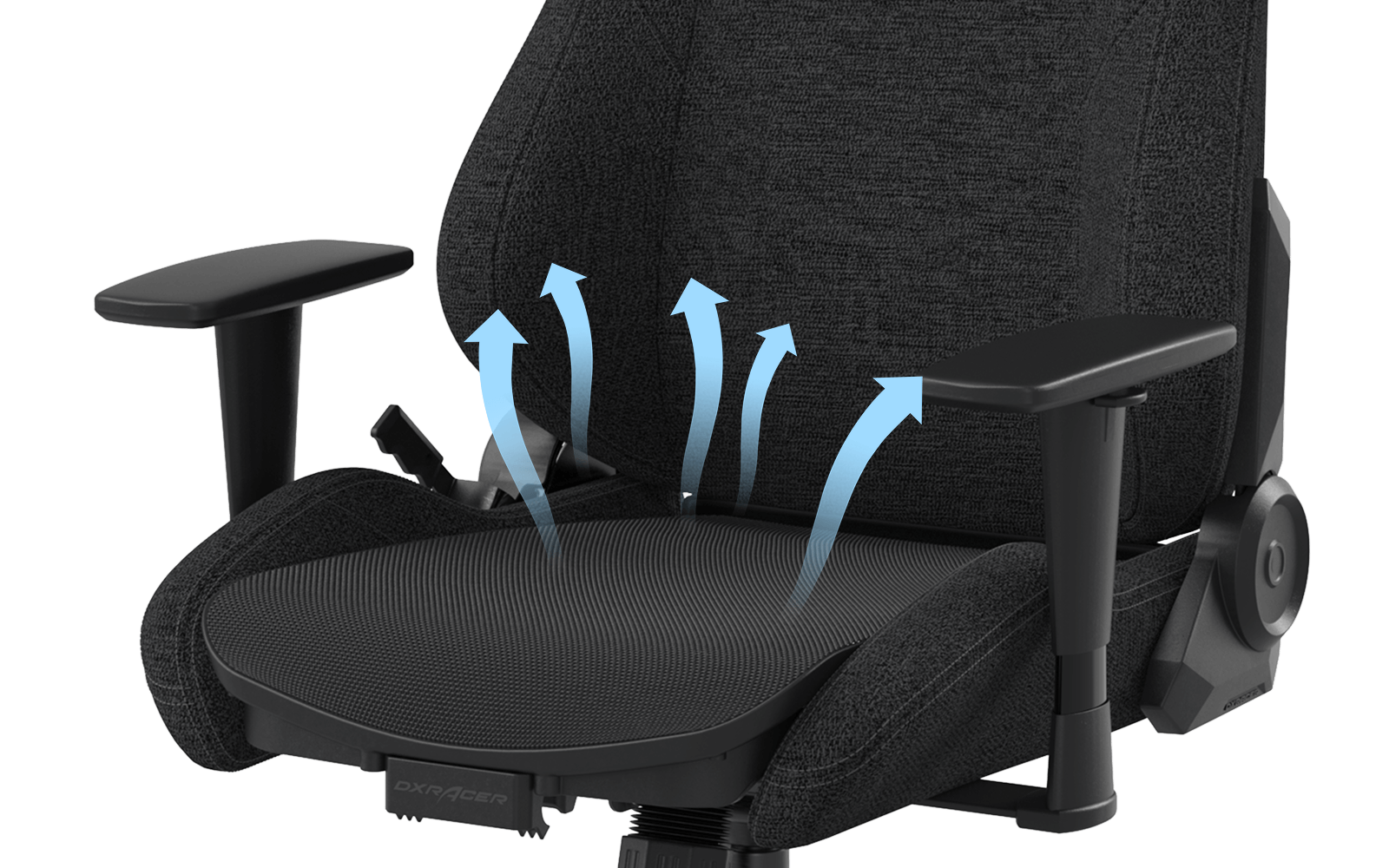 Deda アームレスト ブラック Reclining Gaming Chairs | Drifting Series Stealth Water