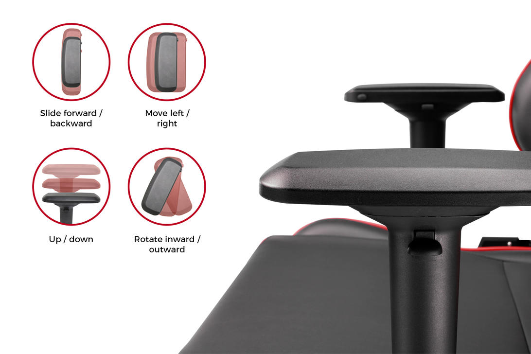 4D ROBUST ARMRESTS