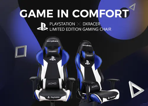 DXRacer x SONY PlayStation Gaming Chairs now Available.