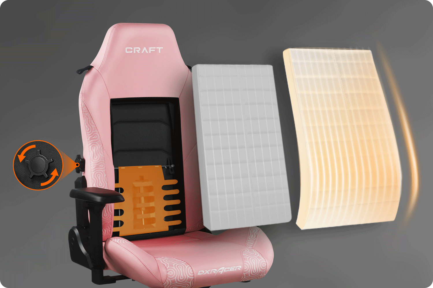 INTEGRATED LUMBAR SUPPORT