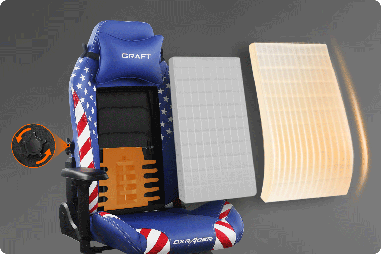 INTEGRATED LUMBAR SUPPORT