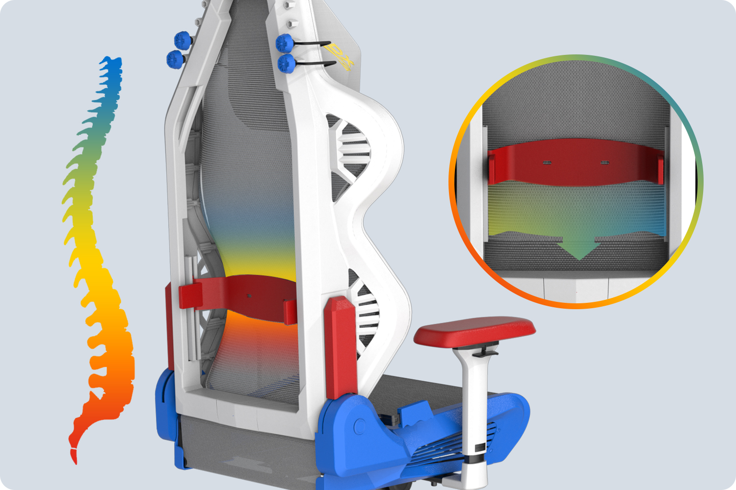 ADJUSTABLE LUMBAR SUPPORT