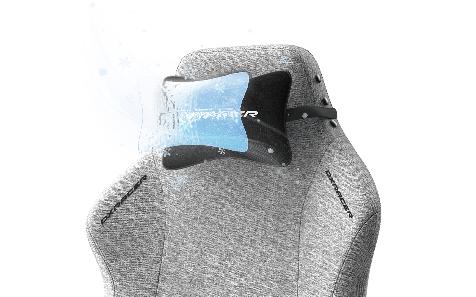 Reclining Gaming Chairs | Drifting Series Light Grey Water