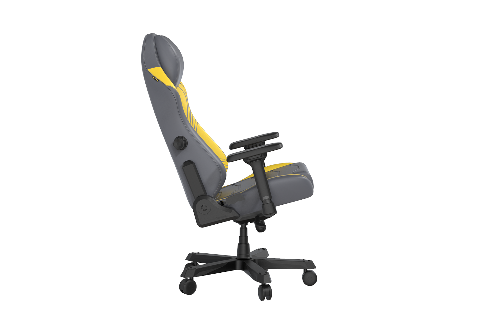 Premium Ergonomic Gaming Chair | Master Series Grey Yellow