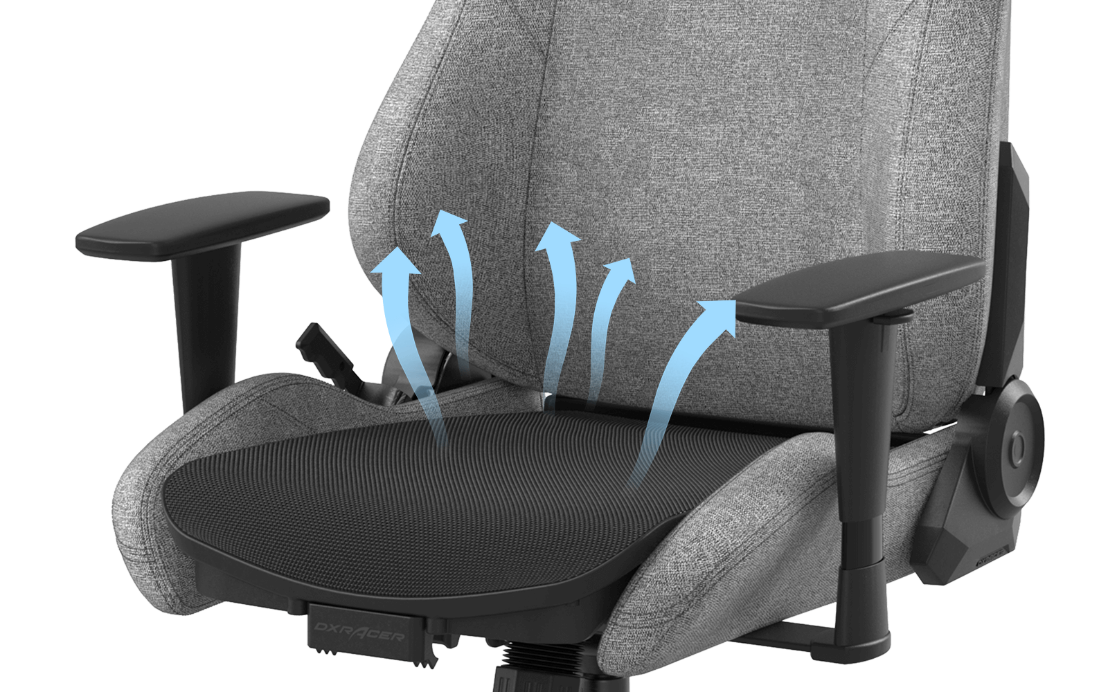 Reclining Gaming Chairs | Drifting Series Light Grey Water