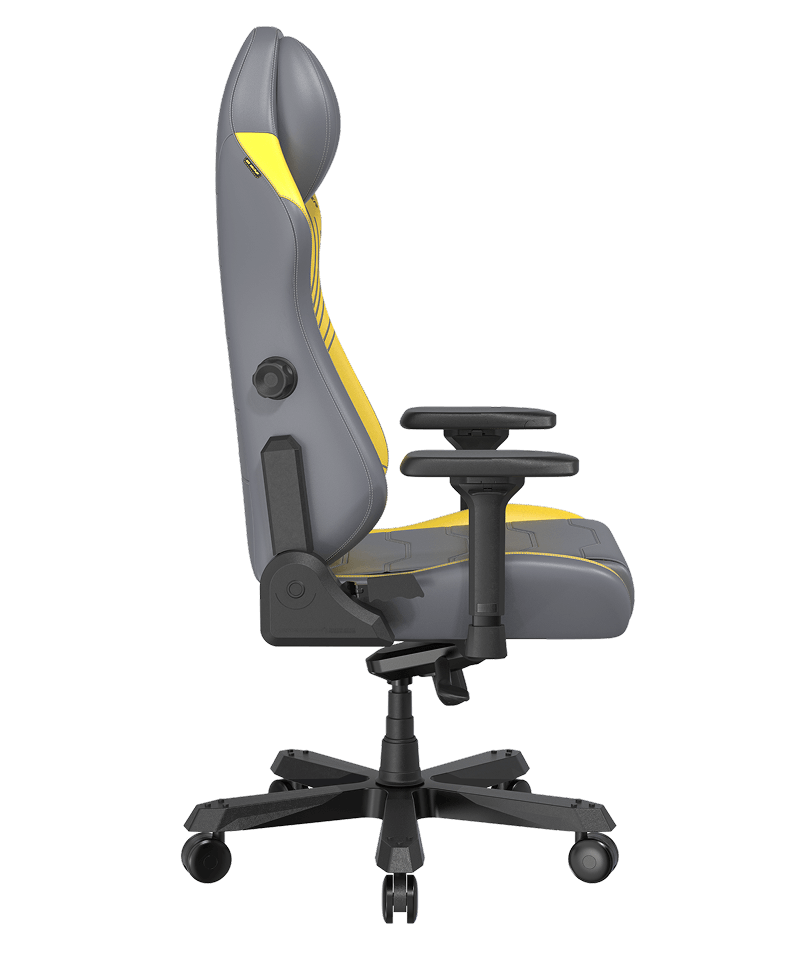 Premium Ergonomic Gaming Chair | Master Series Grey Yellow
