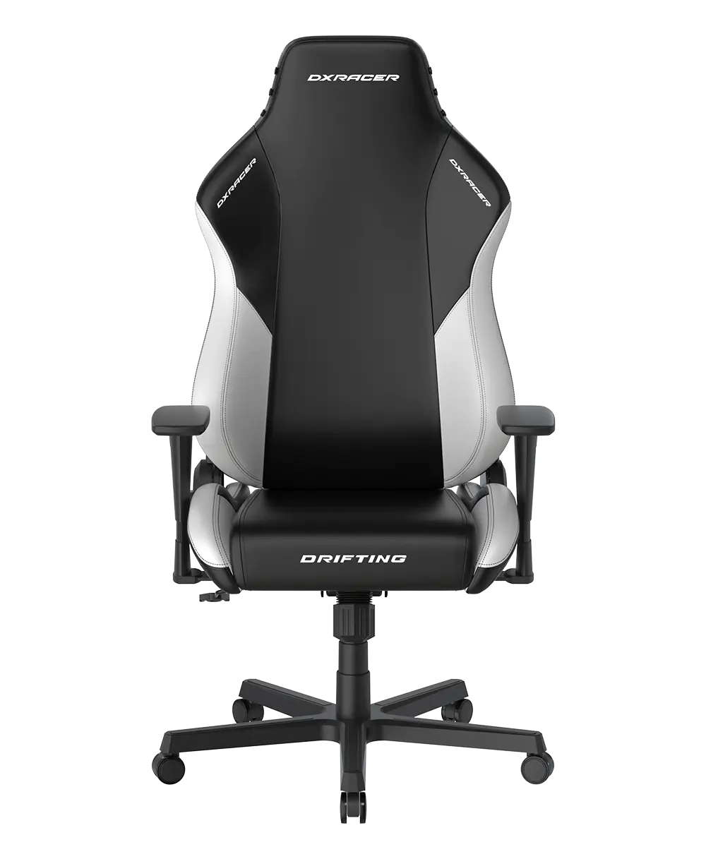 Black & White Gaming Chair Plus / XL EPU Leatherette