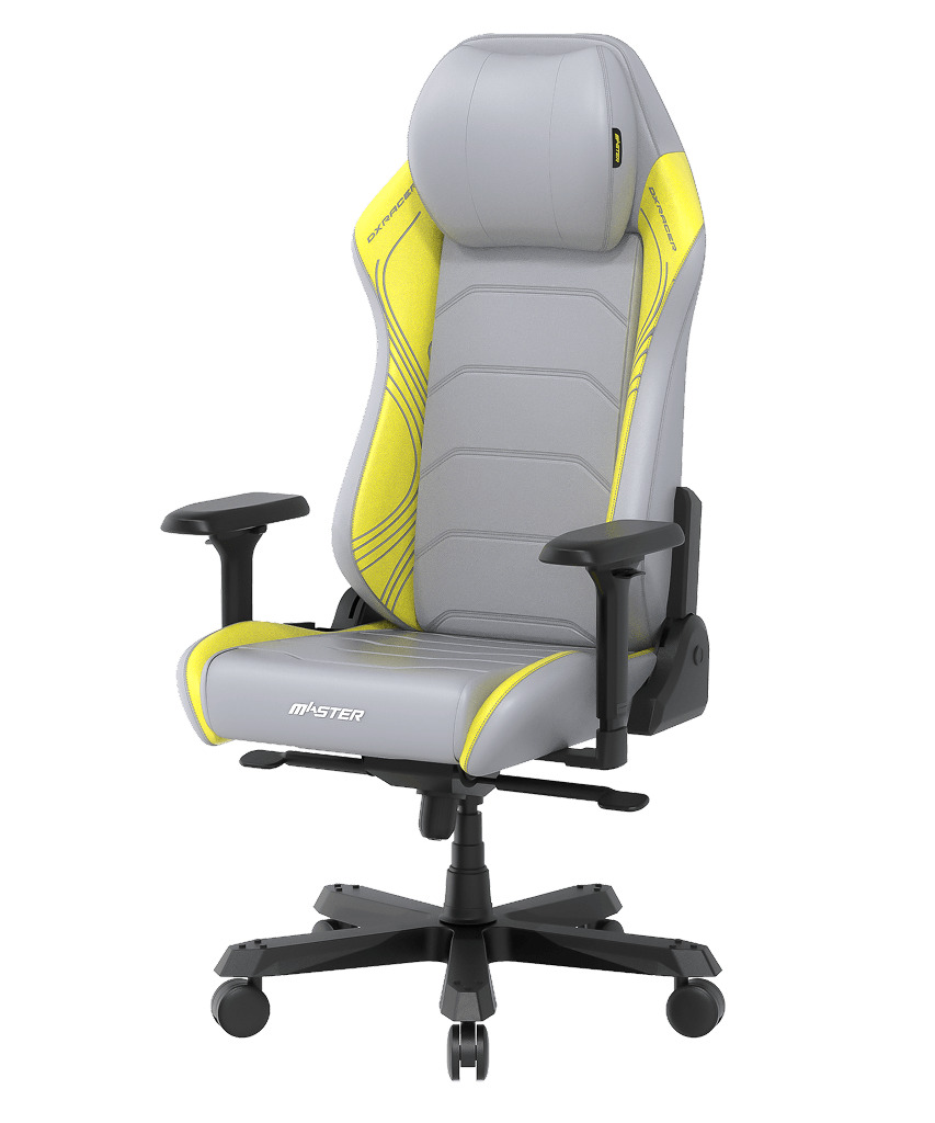 DXRacer MASTER XL Grigio Tessuto la Sedia Gaming Originale