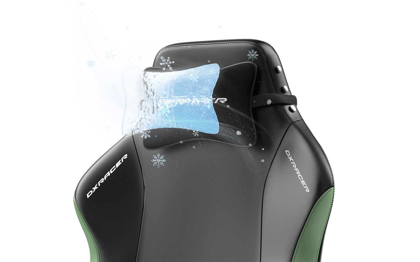 Reclining Gaming Chairs | Drifting Series Black Green EPU