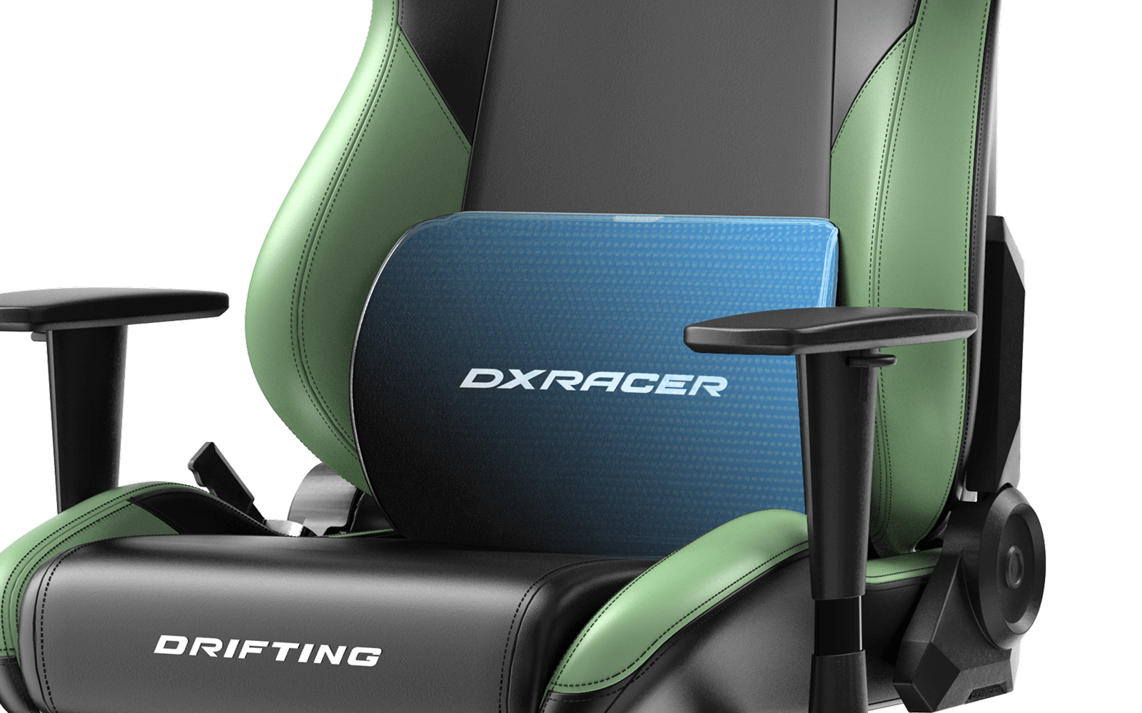 Reclining Gaming Chairs | Drifting Series Black Green EPU