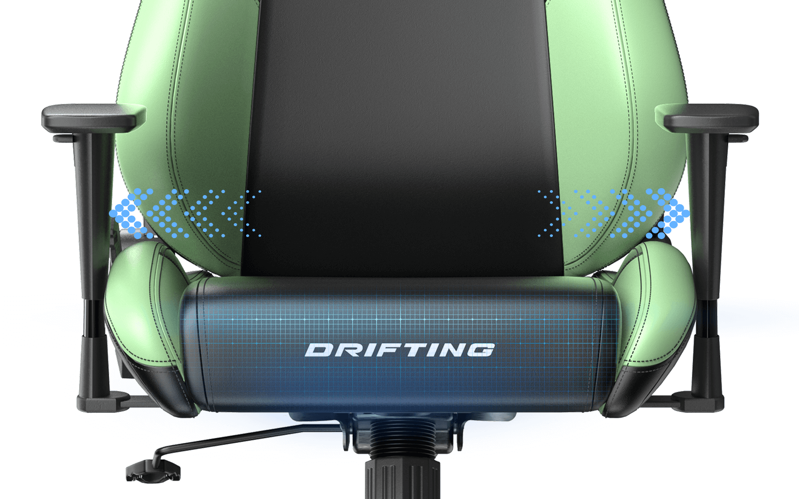 Reclining Gaming Chairs | Drifting Series Black Green EPU
