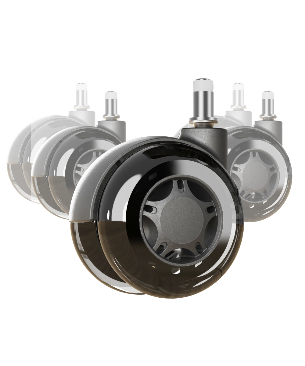Dual Rollerblade Casters (Set of 5)