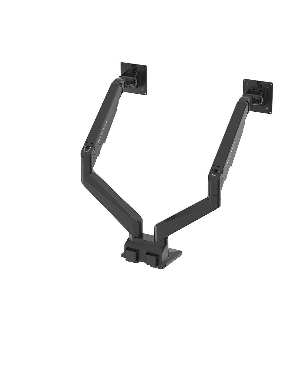 Dual Monitor Arms - Black