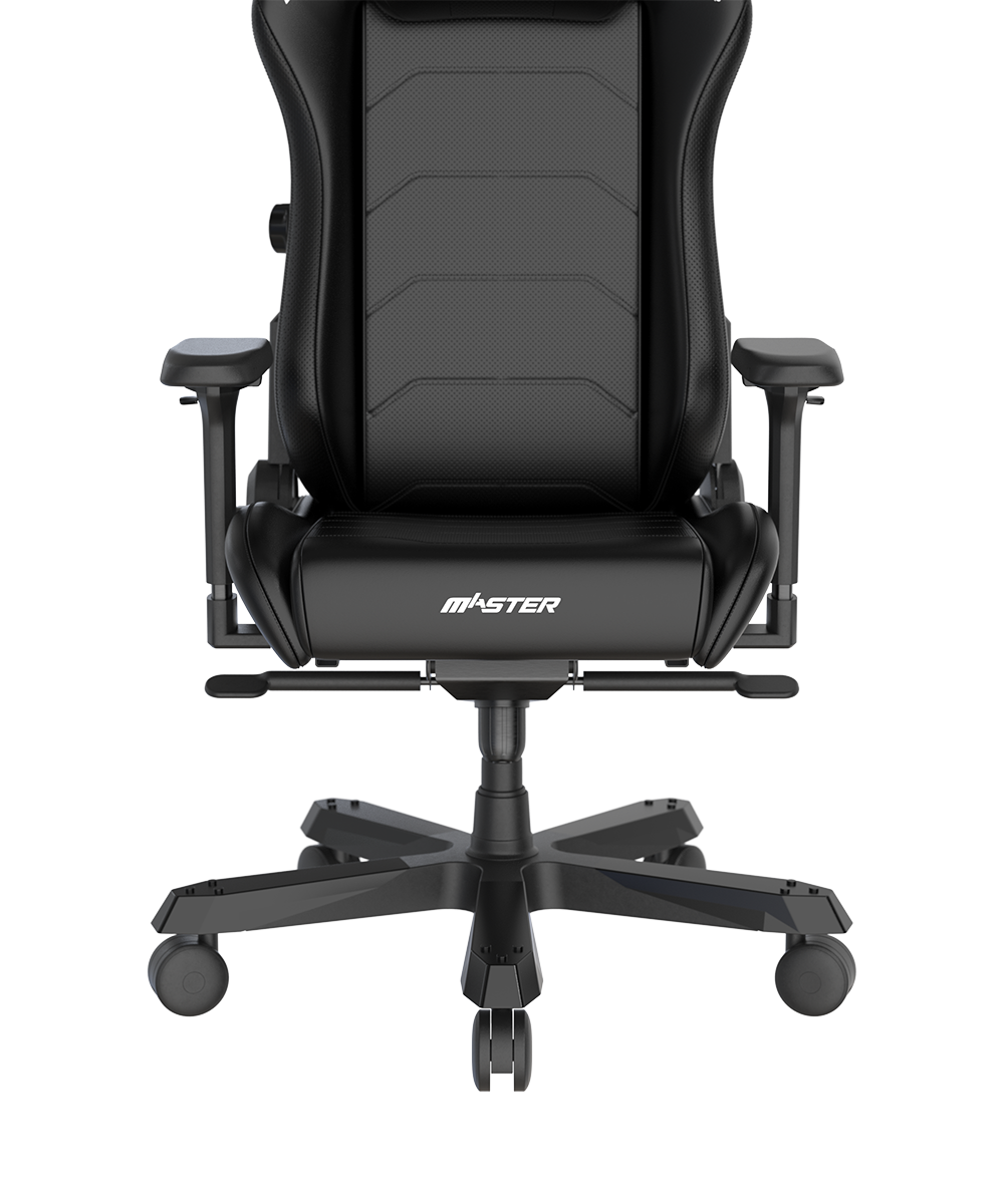 DXRacer Master Series Black Gaming Chair - Plus / XL, Microfiber Leatherette