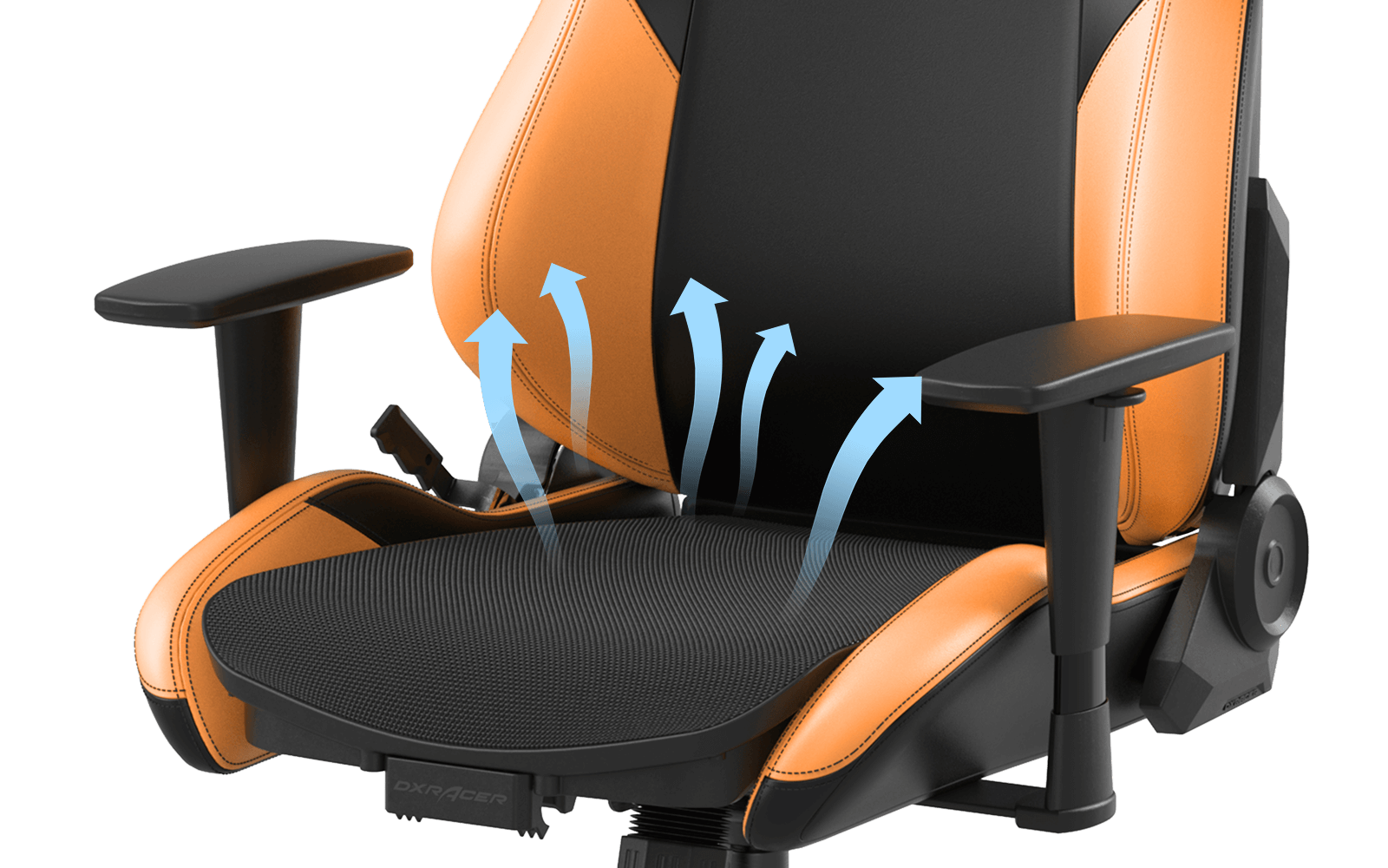 Reclining Gaming Chairs | Drifting Series Black Orange EPU