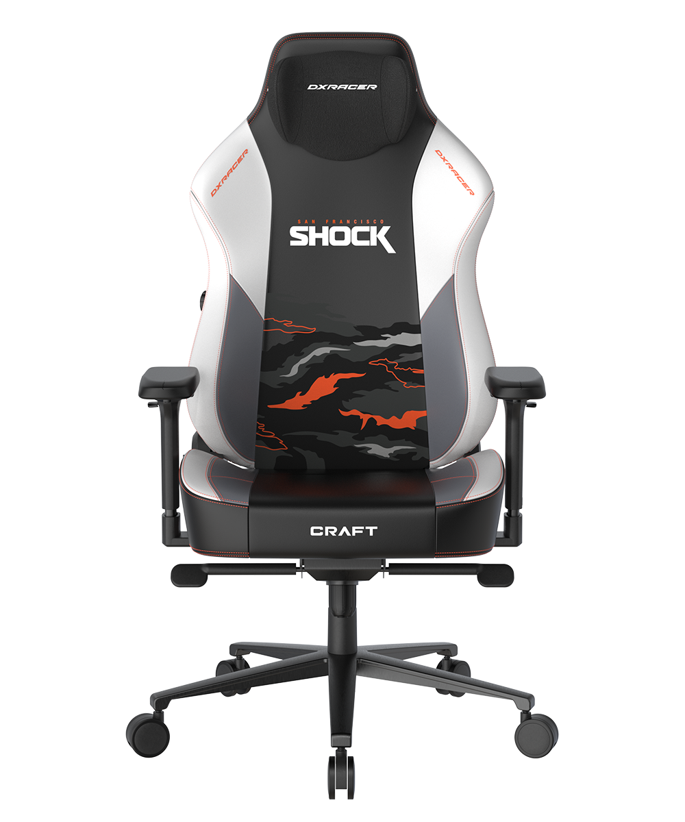 Team Shock Gaming Chair | Plus / XL | EPU Leatherette | Craft Series |  DXRacer USA