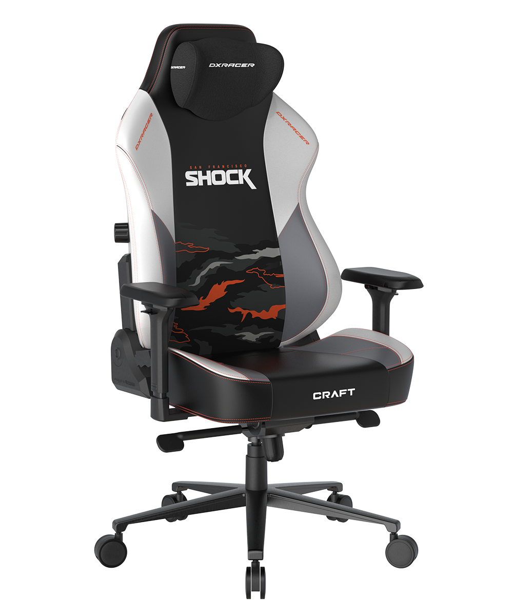 Team Shock Gaming Chair | Plus / XL | EPU Leatherette | Craft Series |  DXRacer USA
