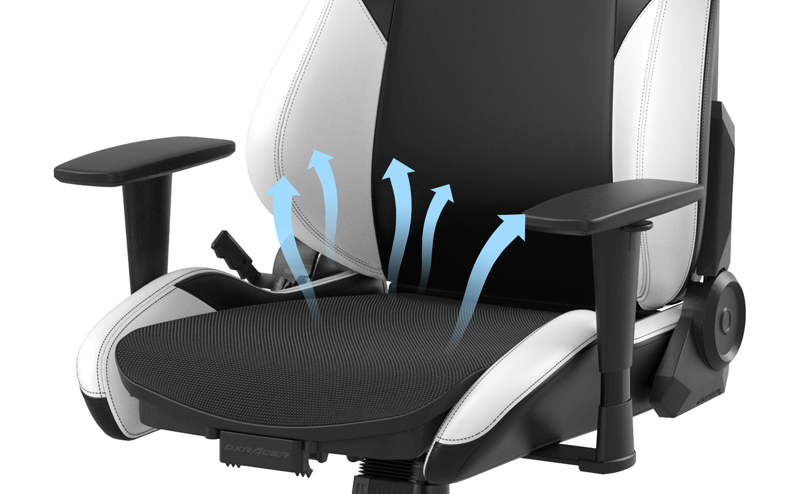 Reclining Gaming Chairs | Drifting Series Black White EPU
