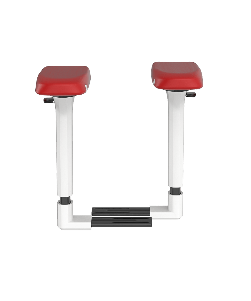 Air 4D Armrest Red and White (a pair)