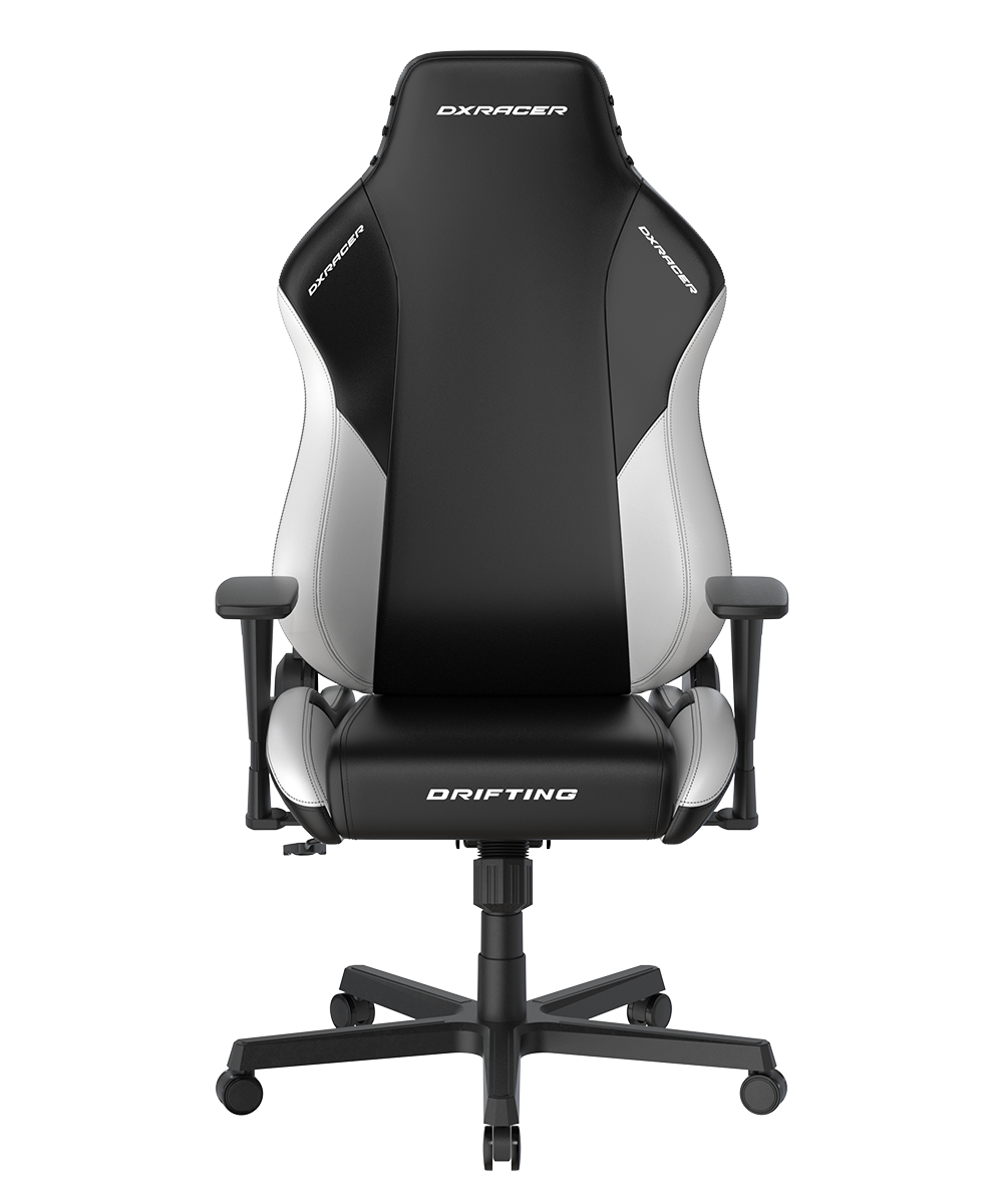 DXRacer Drifting Series Black White Gaming Chair - Plus / XL, EPU  Leatherette