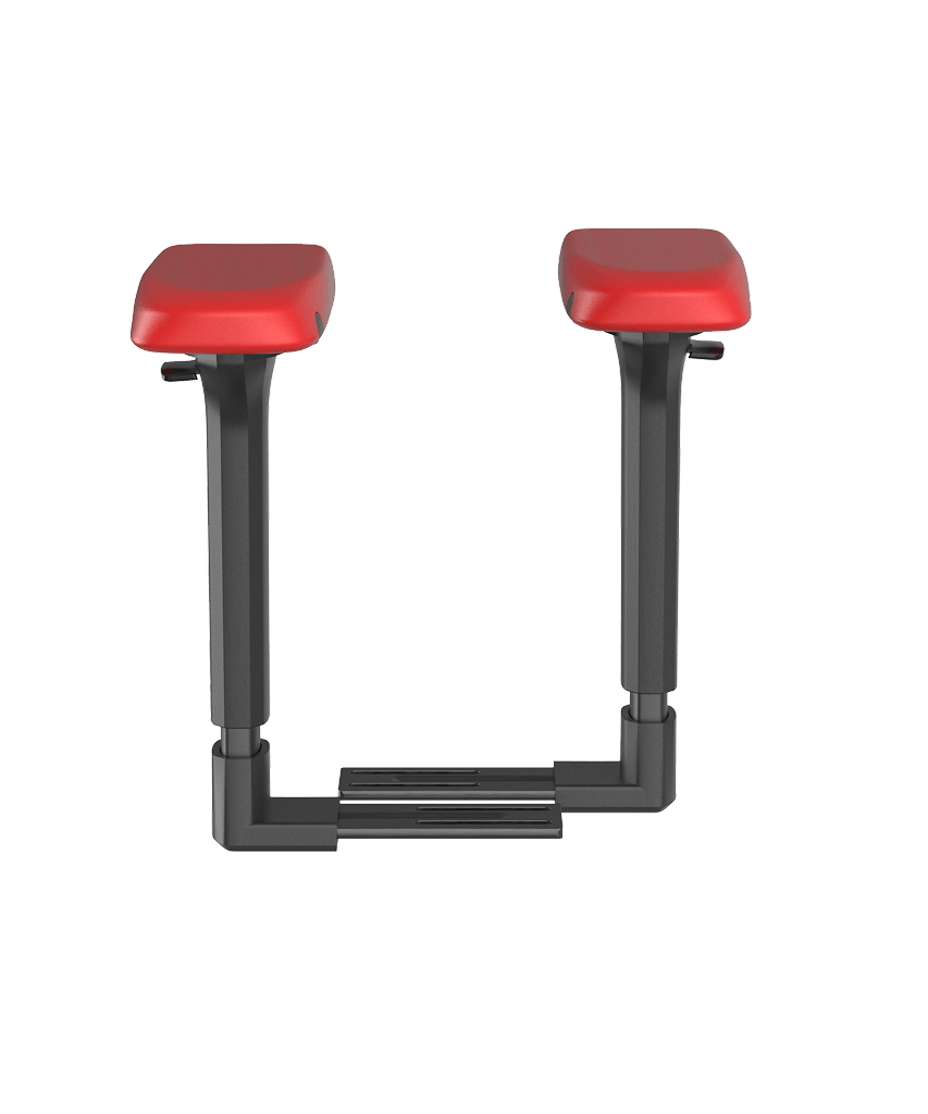 Air 4D Armrest Red and Black (a pair)