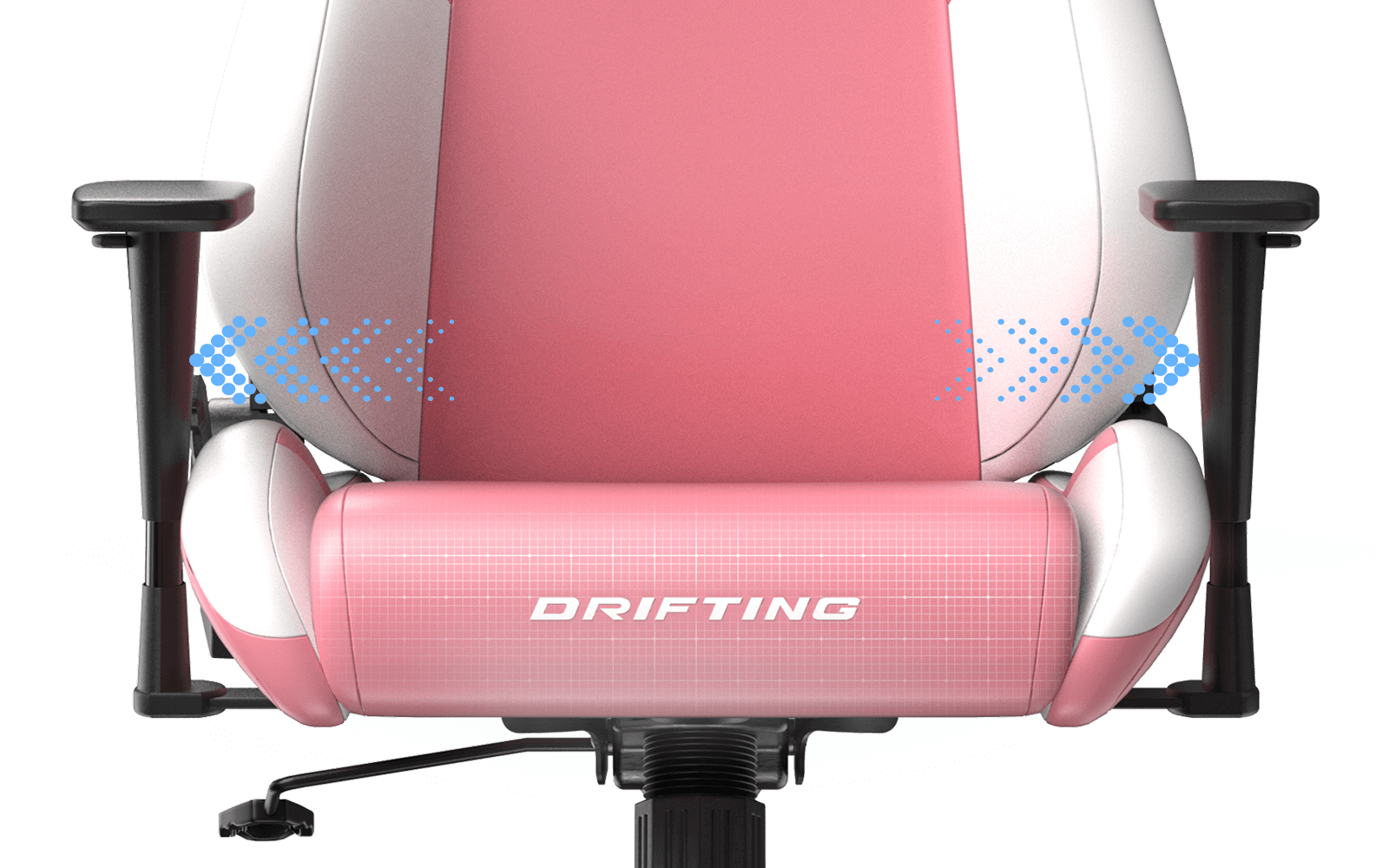 Reclining Gaming Chairs | Drifting Series Pink White EPU