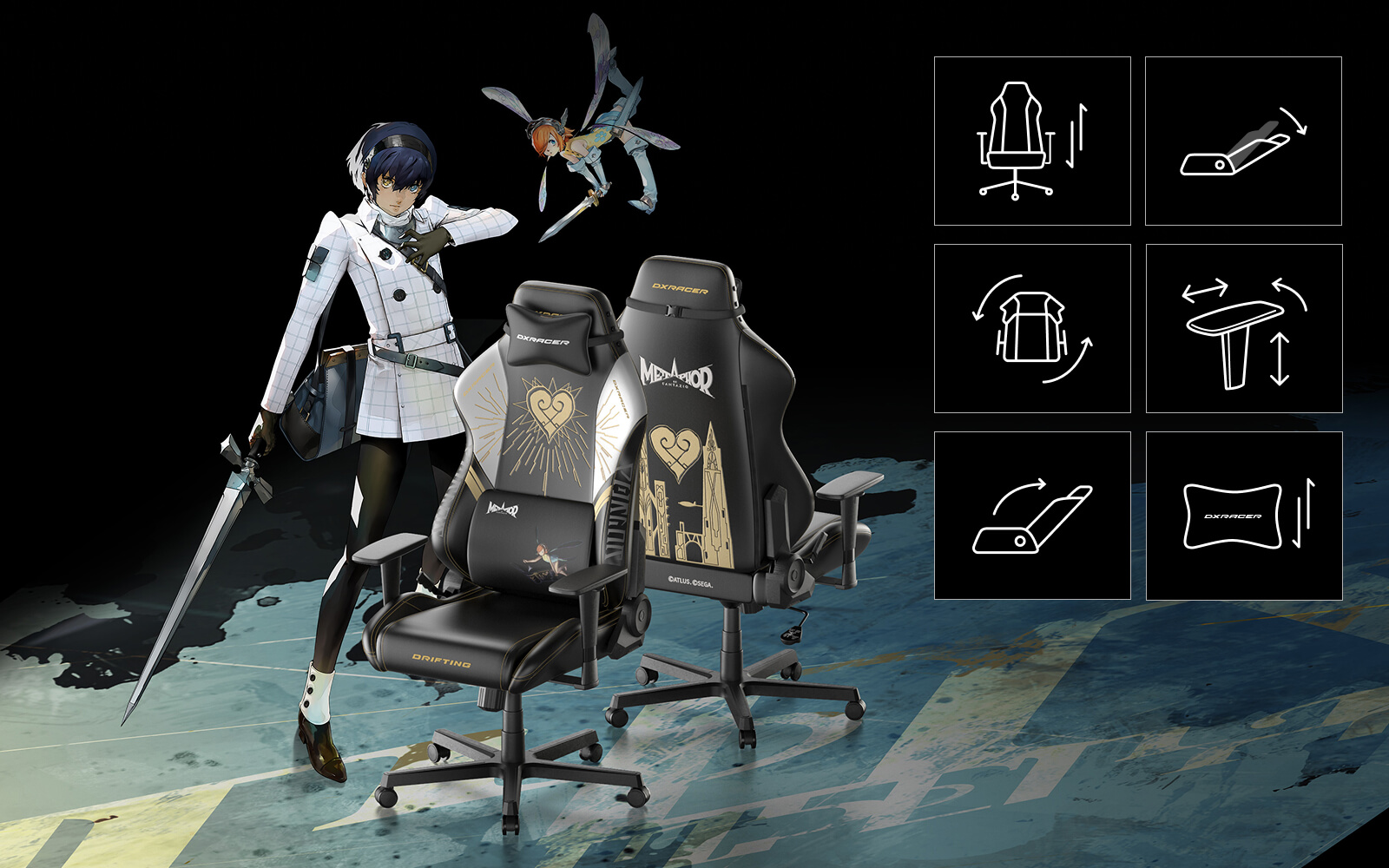 Reclining Gaming Chairs | Drifting Series Metaphor