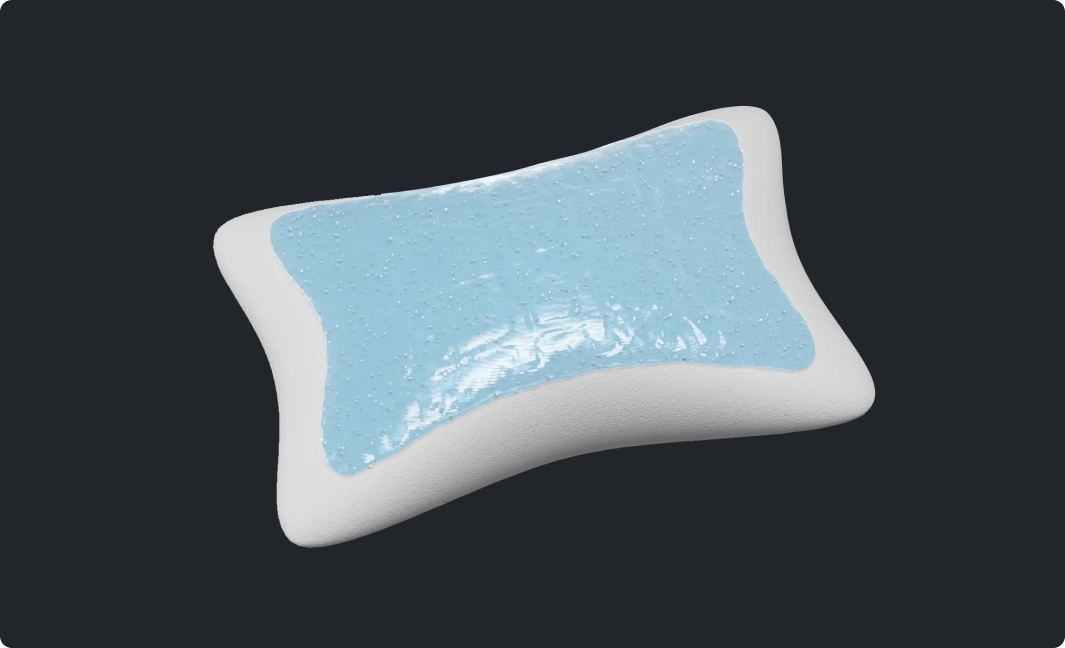 Cooling Gel Foam Headrest