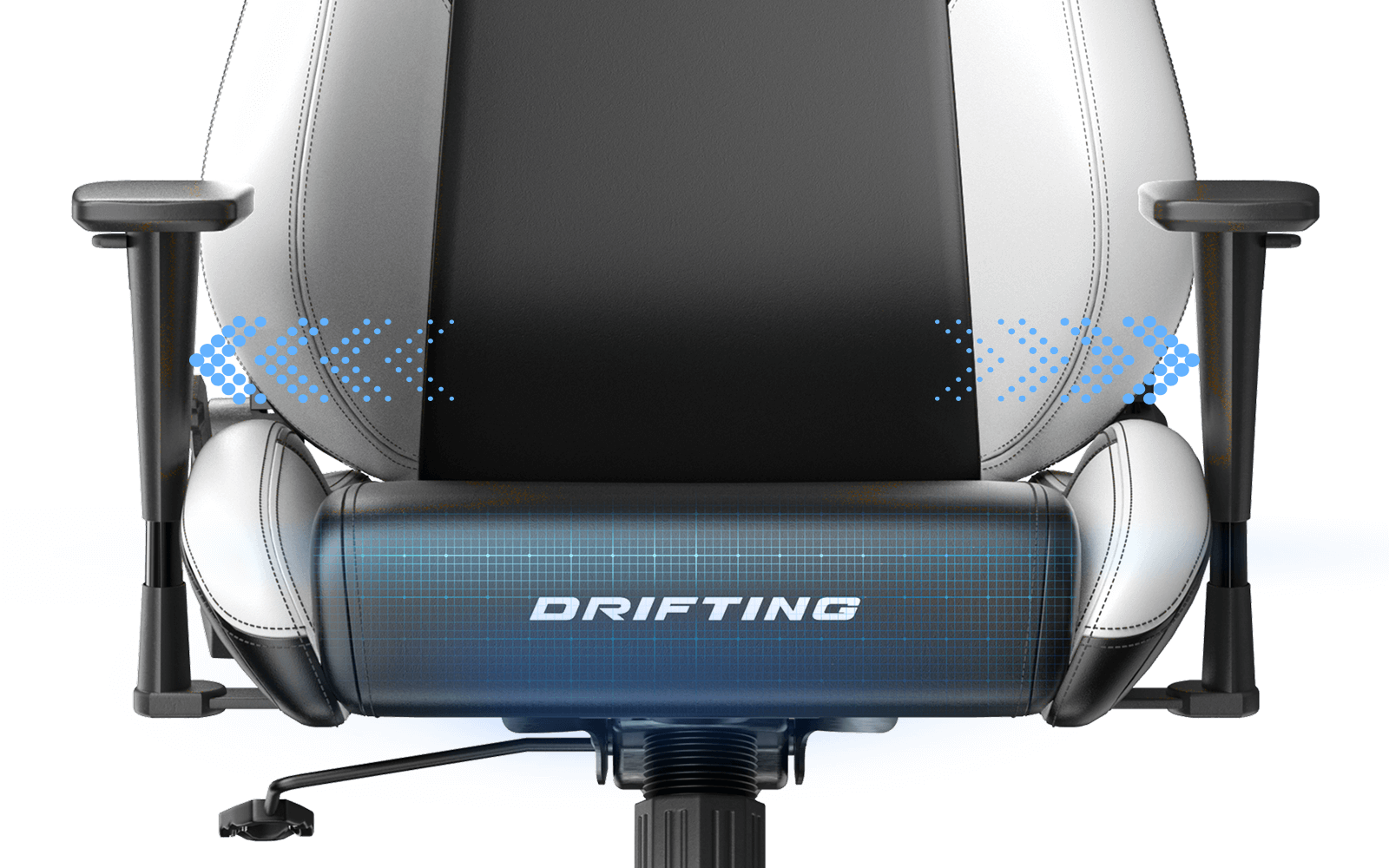 Reclining Gaming Chairs | Drifting Series Black White EPU