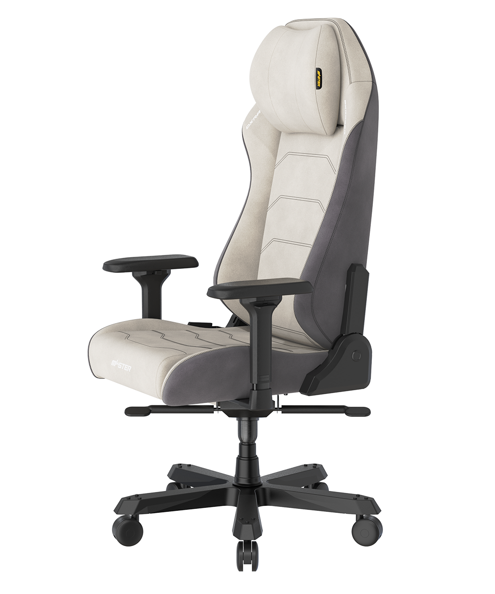 Grey Gaming Chair | Plus / XL | Suede Fabric | Master Series | DXRacer USA