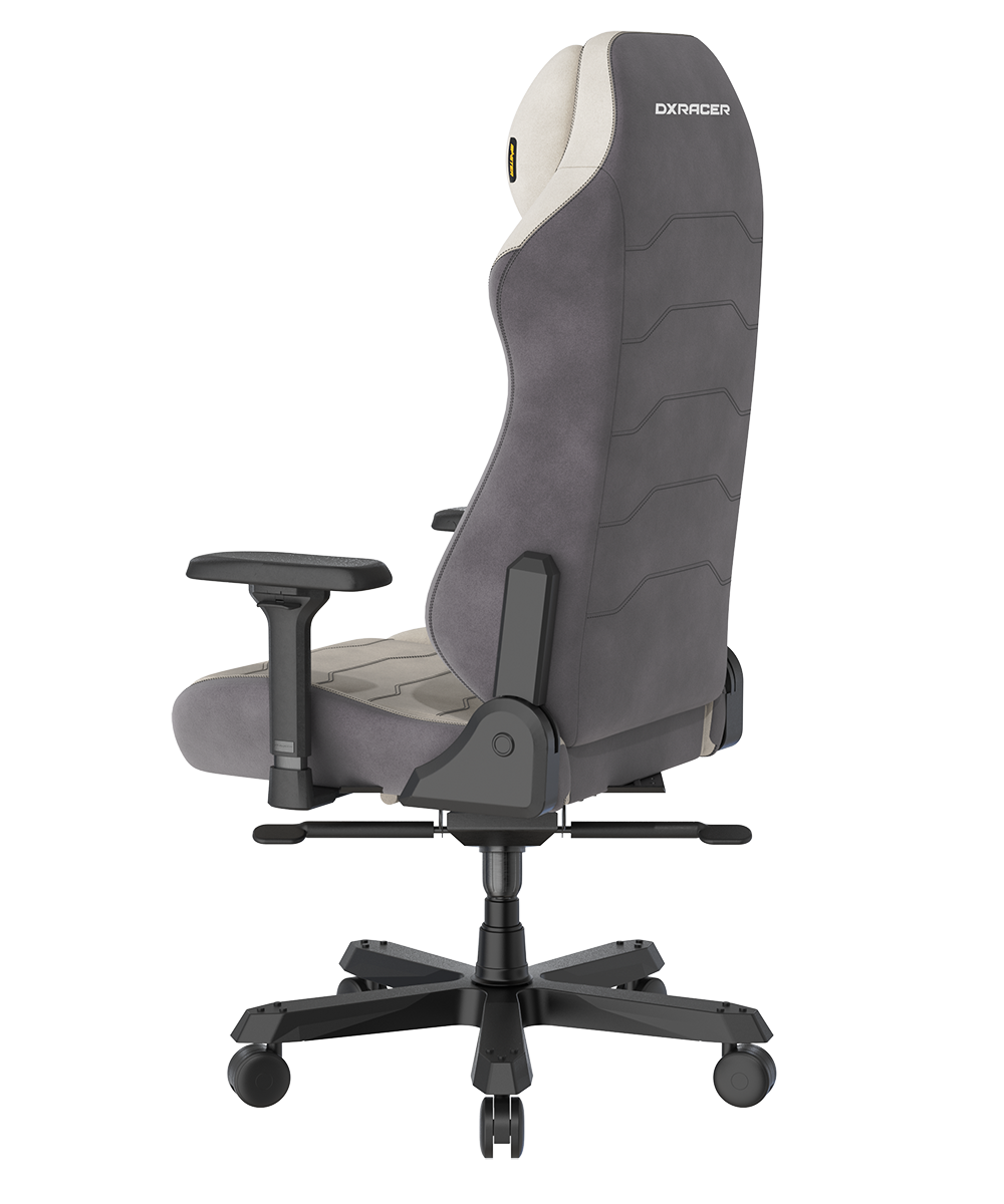 Grey Gaming Chair | | Master / Series Plus USA | Fabric Suede DXRacer | XL