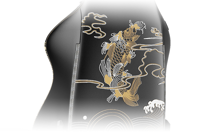 רקמה מעודנת עם יותר מ-100,000 תפרים