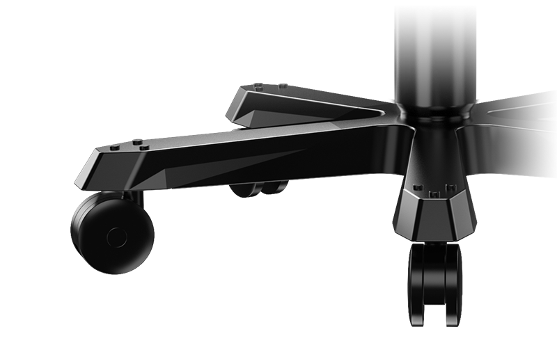 בסיס כבד וגלגלי PU בגודל 3 אינץ'