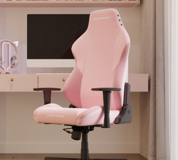 chaise de jeu rose