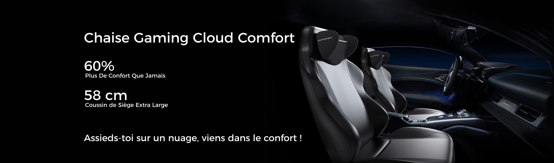 Chaise Gaming Cloud Comfort