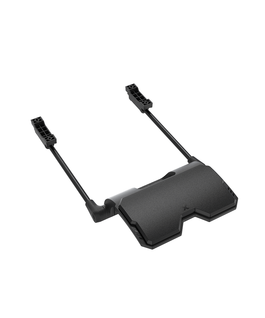 Black Retractable Footrest