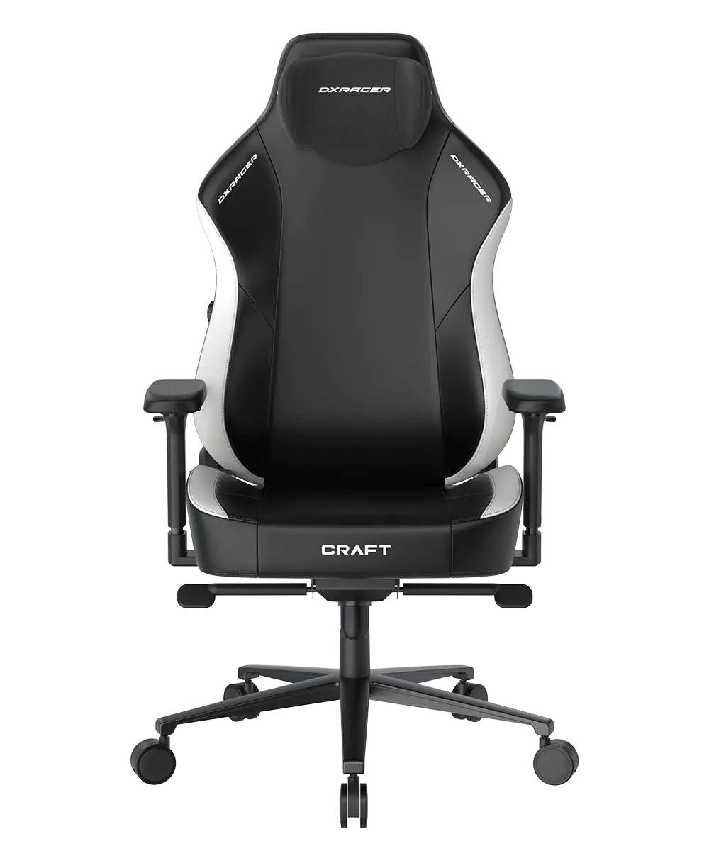 Black & White Gaming Chair Plus / XL EPU Leatherette