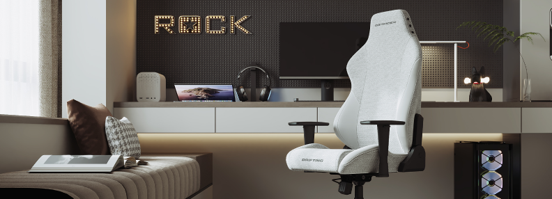 grey gaming chair