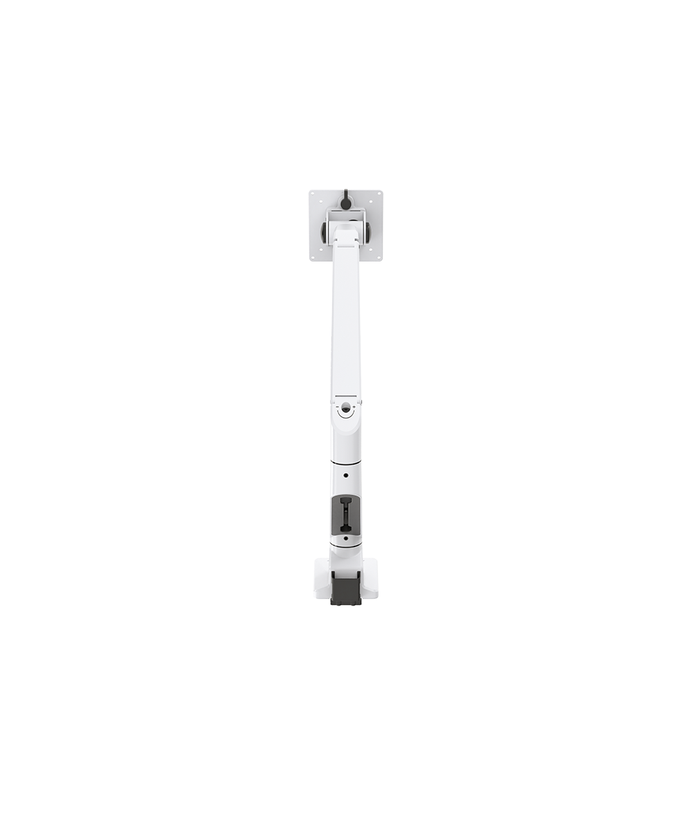 Single Monitor Arm - White