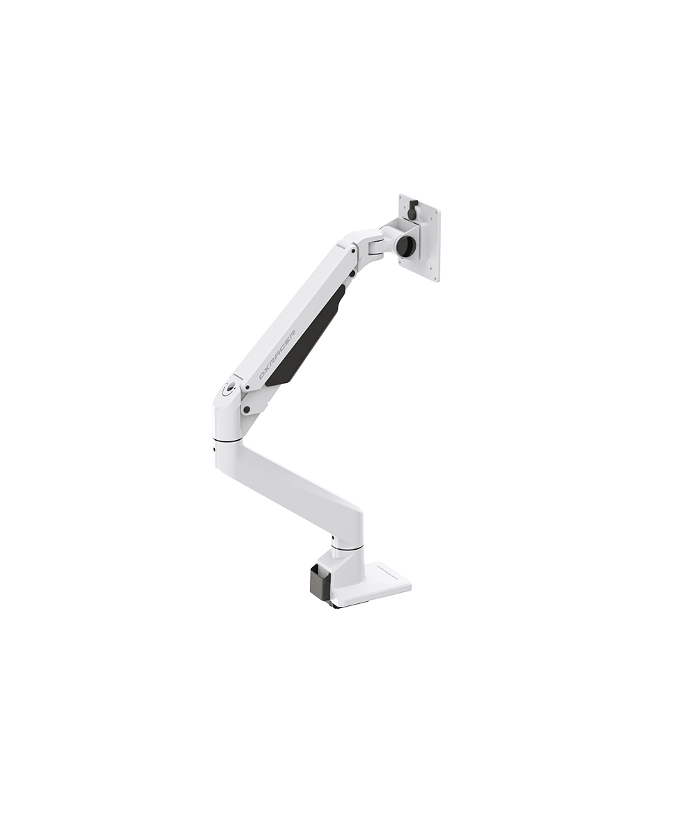 Single Monitor Arm - White