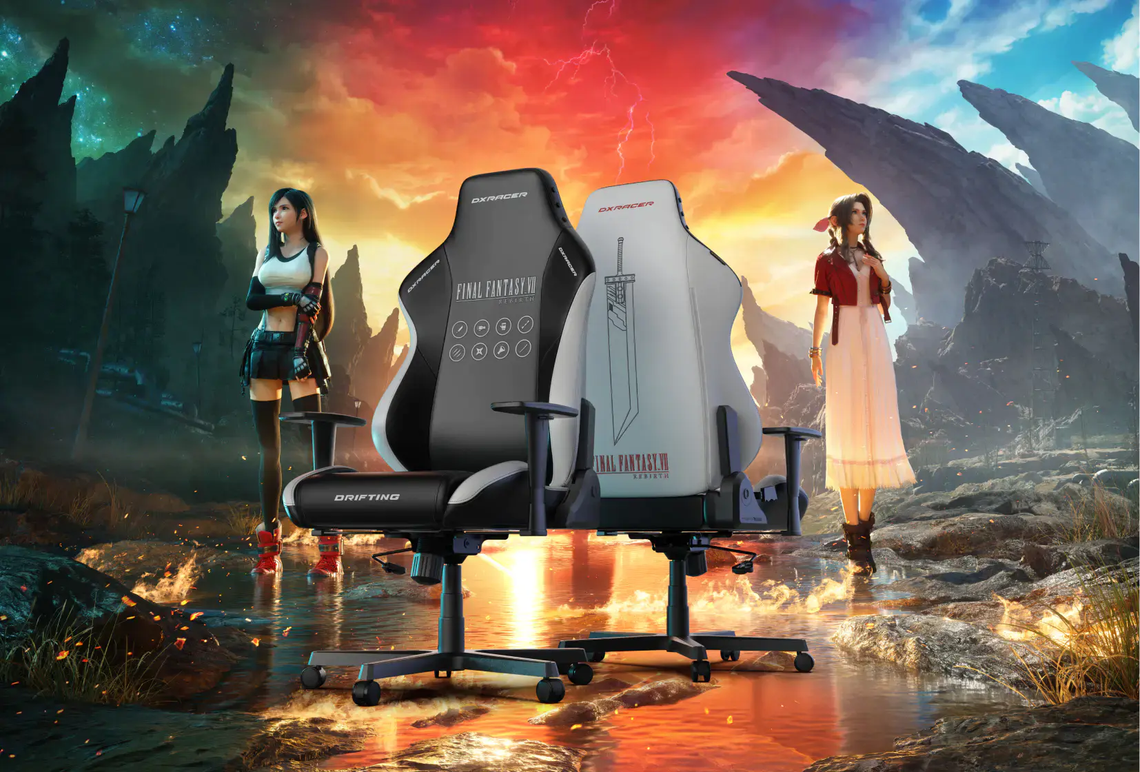 DXRacer y Final Fantasy VII Rebirth se asocian