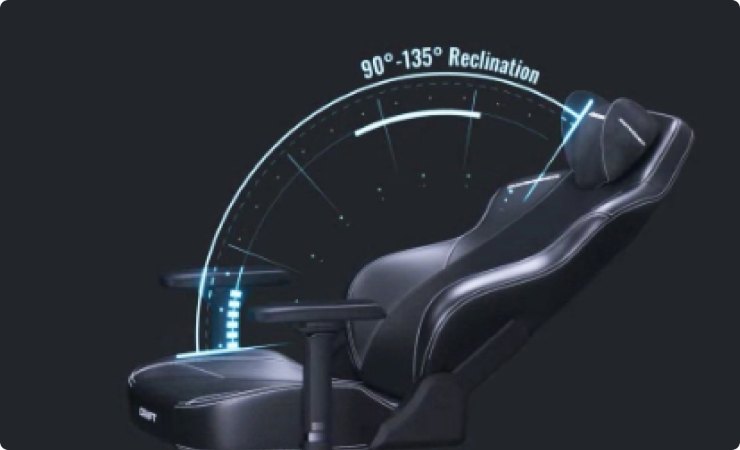 90°~135° Verstelbare Rugleuning