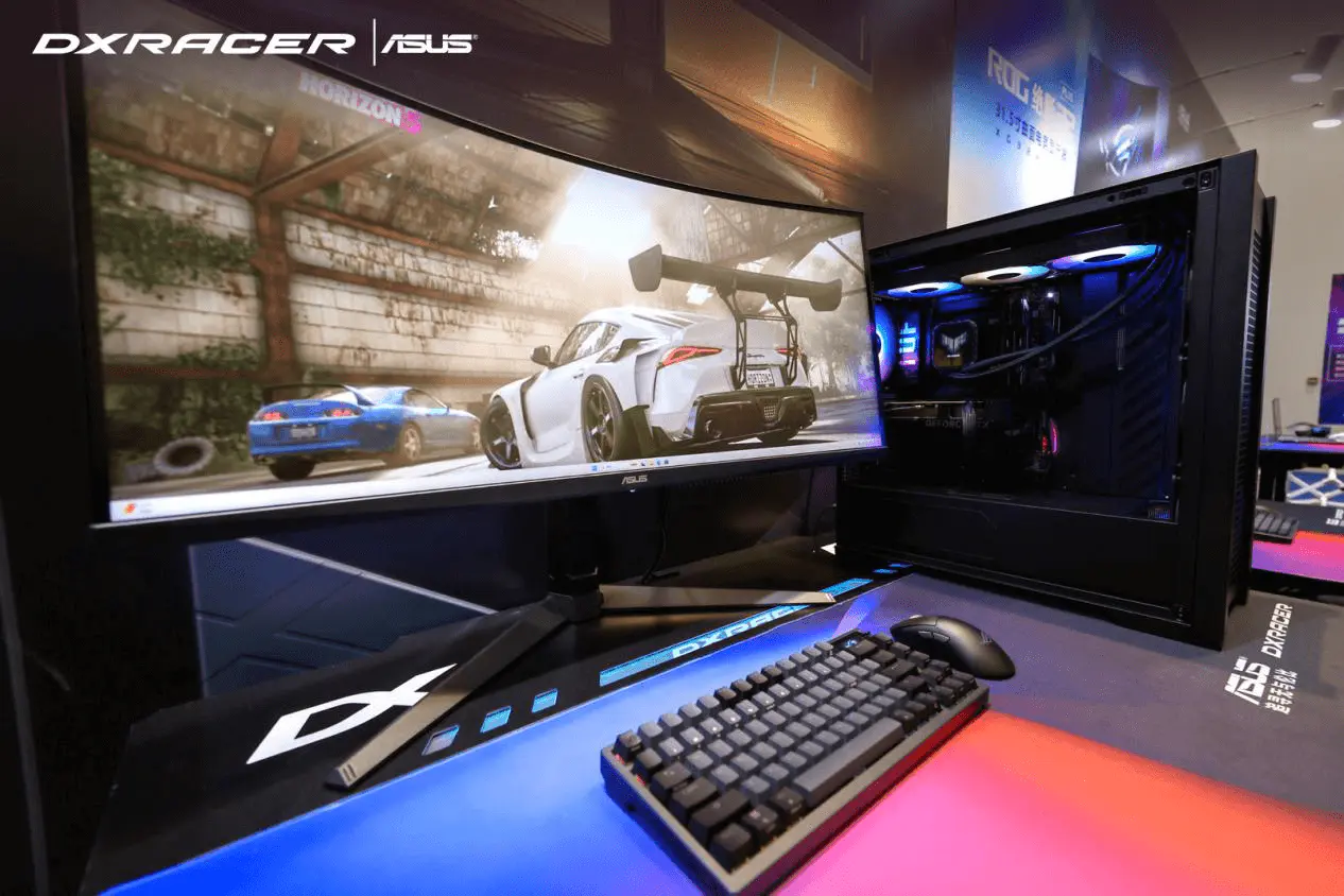 DXRACER Tidal Series Gaming Desk ASUS-тың "Hypergaming Cockpit" құрылғысына соқтығысады!